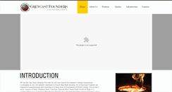 Desktop Screenshot of greycastfounders.net