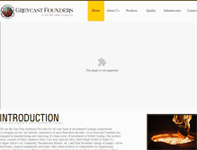 Tablet Screenshot of greycastfounders.net